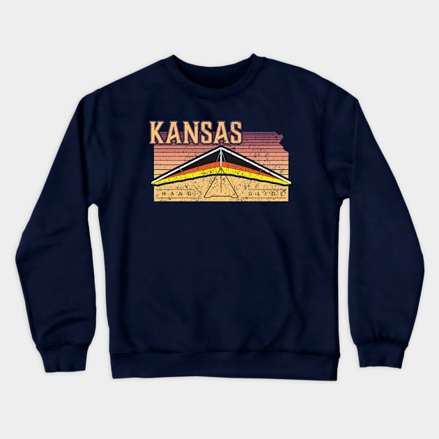 Hang Glide Kansas! Crewneck Sweatshirt by CuriousCurios